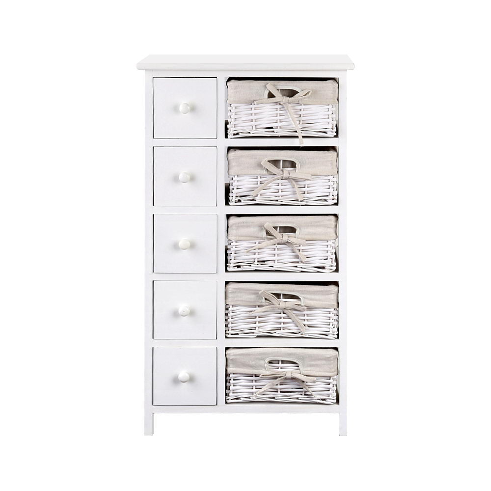 Artiss 5 Chest of Drawers with 5 Baskets - MAY-2