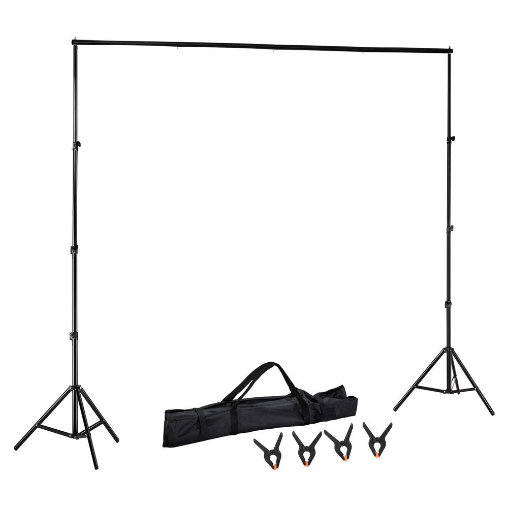2.5X3M Photography Backdrop Stand Kit Studio Screen Photo Background Support Set-0