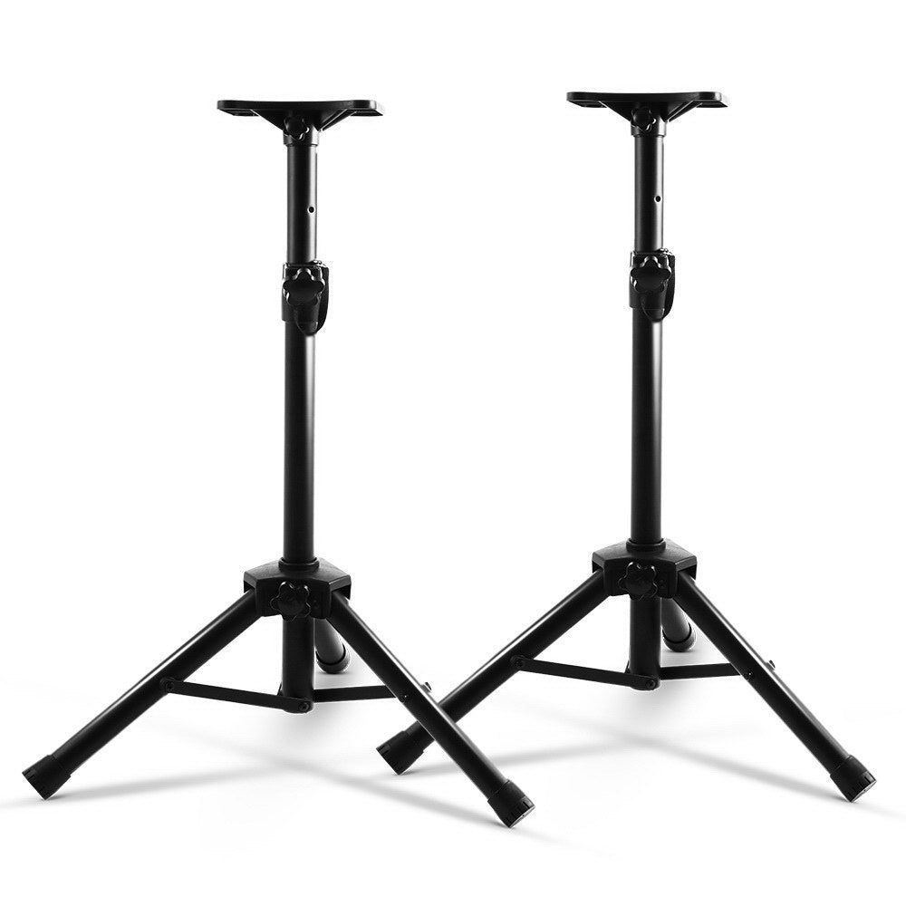 Alpha Speaker Stand 65-120cm Adjustable Height Surround Sound Studio Home 2pcs-0