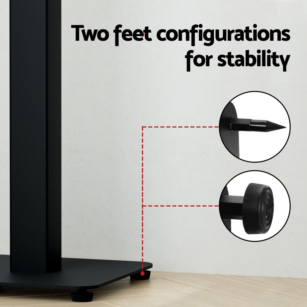 Alpha Speaker Stand 70-117cm Adjustable Height 2pcs-5