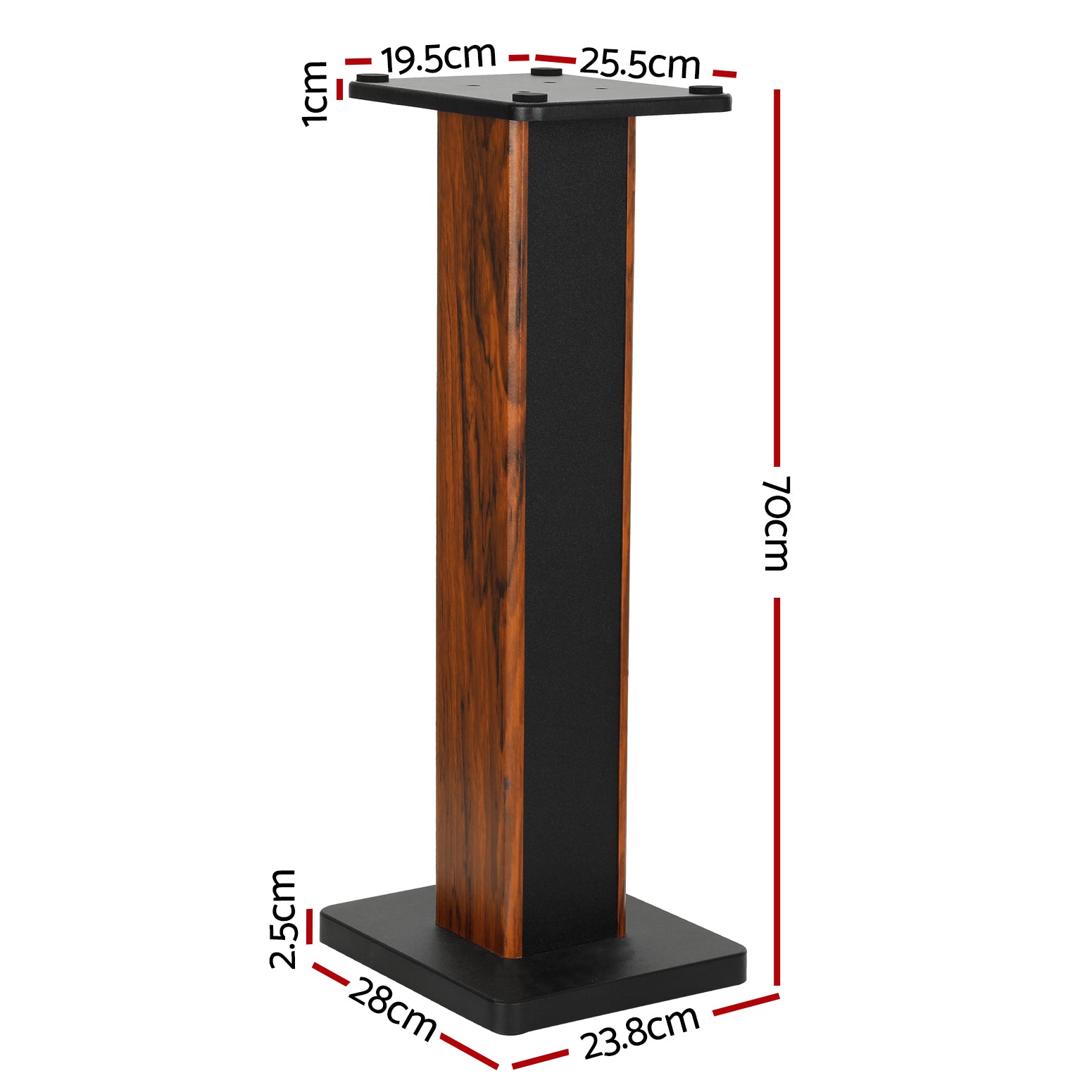 Alpha Speaker Stand 70cm 2pcs-1