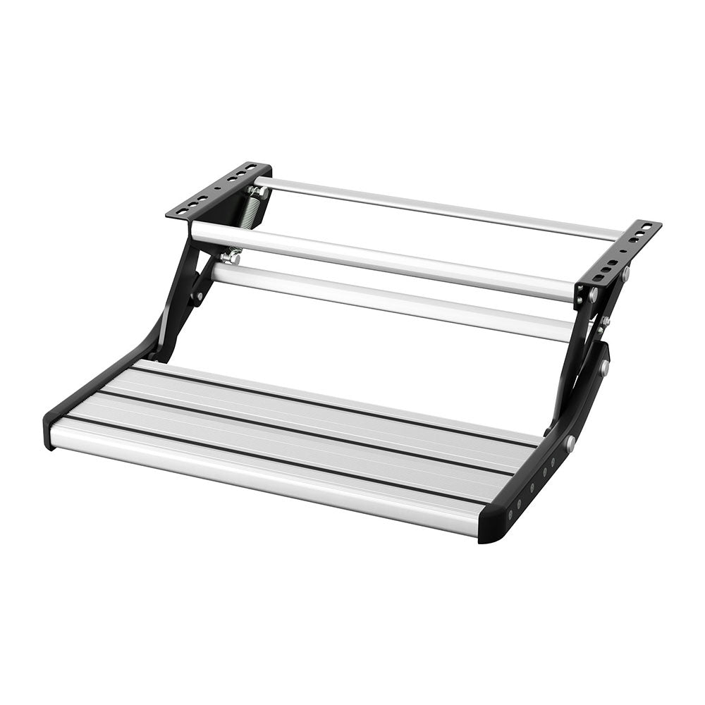 Weisshorn Caravan Step Pull Out Step Single Aluminium 200KG-0