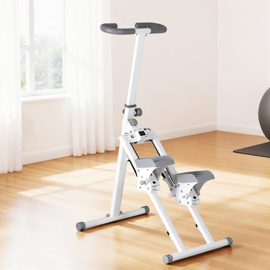 Everfit Step Machine Stair Climber for Home Gym Exercise Foldable LED Display Adjustable Handlebar-0