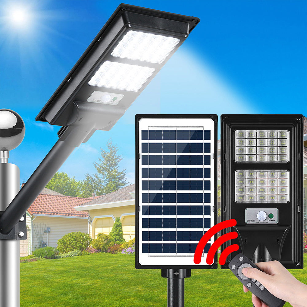 Leier 160 LED Solar Street Light Flood Motion Sensor Remote-6