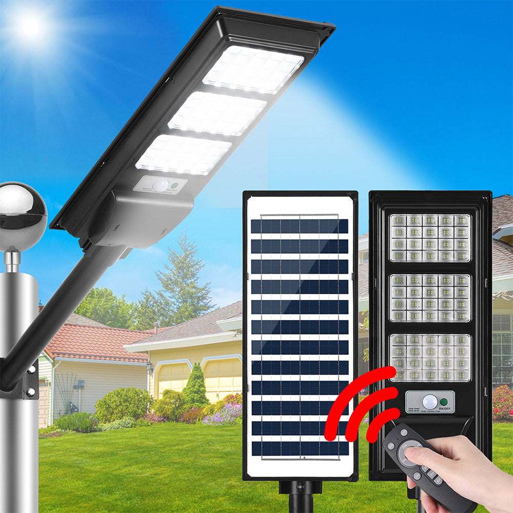 Leier 240 LED Solar Street Light Flood Motion Sensor Remote-6