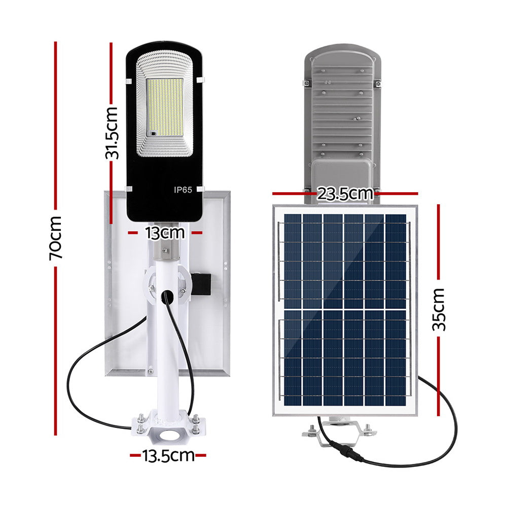 Leier 386 LED Solar Street Light Flood Motion Sensor Remote-1