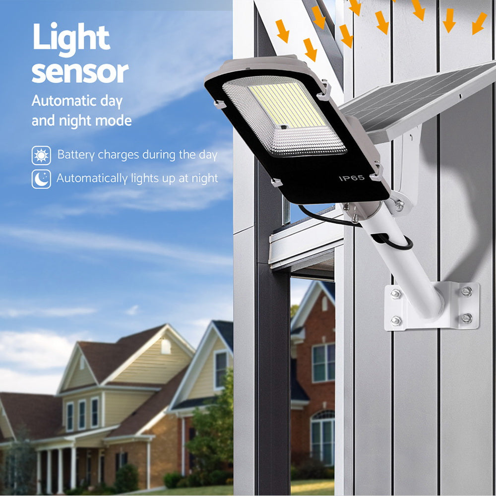 Leier 386 LED Solar Street Light Flood Motion Sensor Remote-3