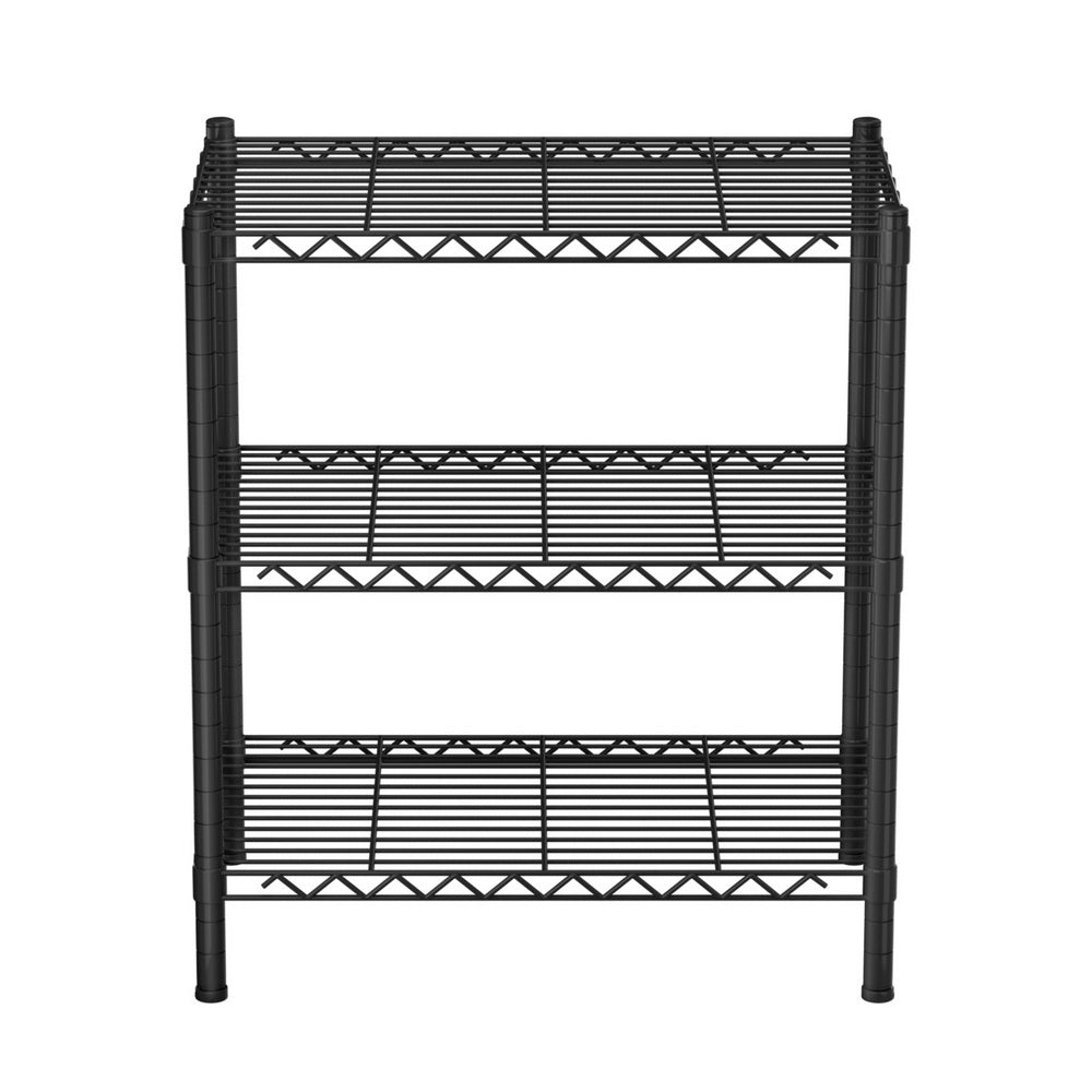 Artiss 3-Tier Shelving Unit Adjustable Garage Storage Shelves Kitchen Rack Steel-0