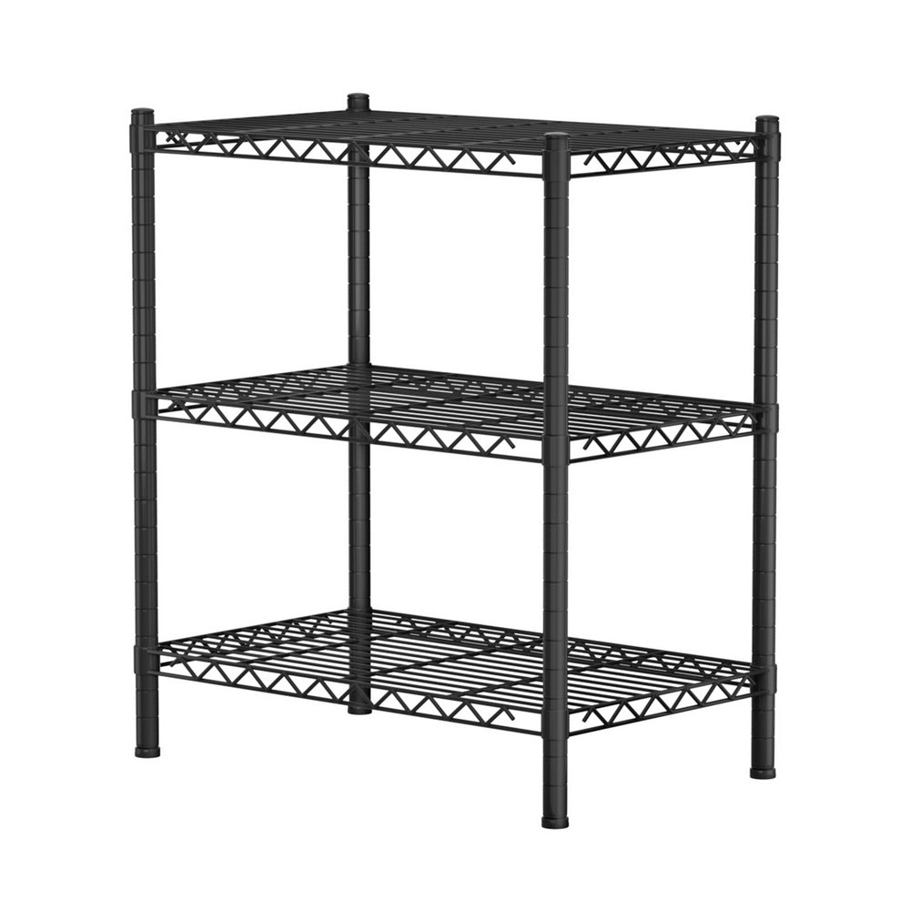 Artiss 3-Tier Shelving Unit Adjustable Garage Storage Shelves Kitchen Rack Steel-3