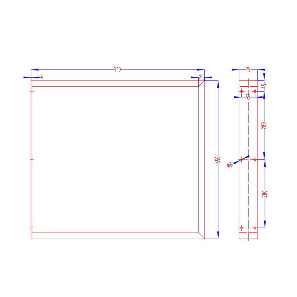 Artiss Metal Table Legs DIY Rectangular 71X65CM Set of 2-1