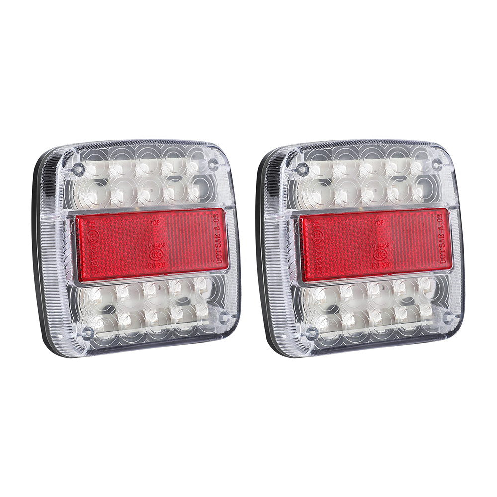 Giantz Pair 26 LED Tail Lights Stop Reverse Indicator 12V Ute Trailer Truck-0