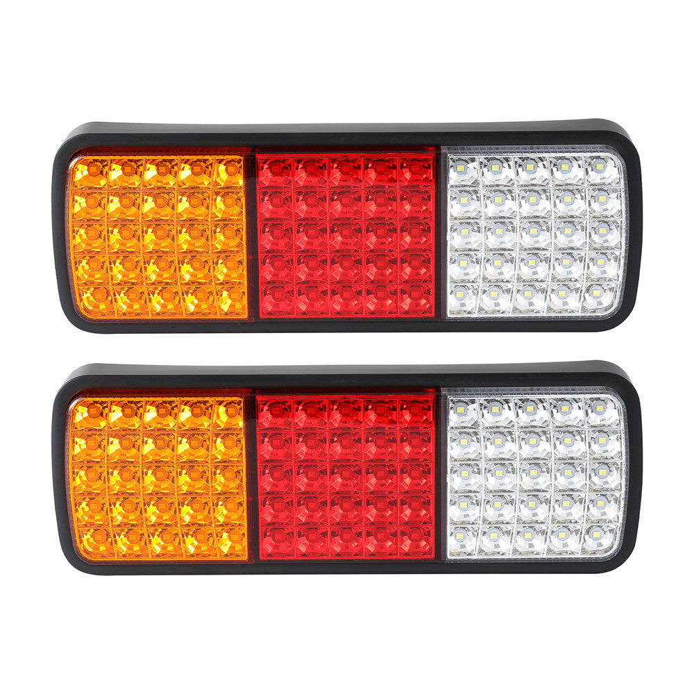 Giantz Pair 75 LED Tail Lights Stop Reverse Indicator 12V Ute Trailer Caravan Truck Boat-0