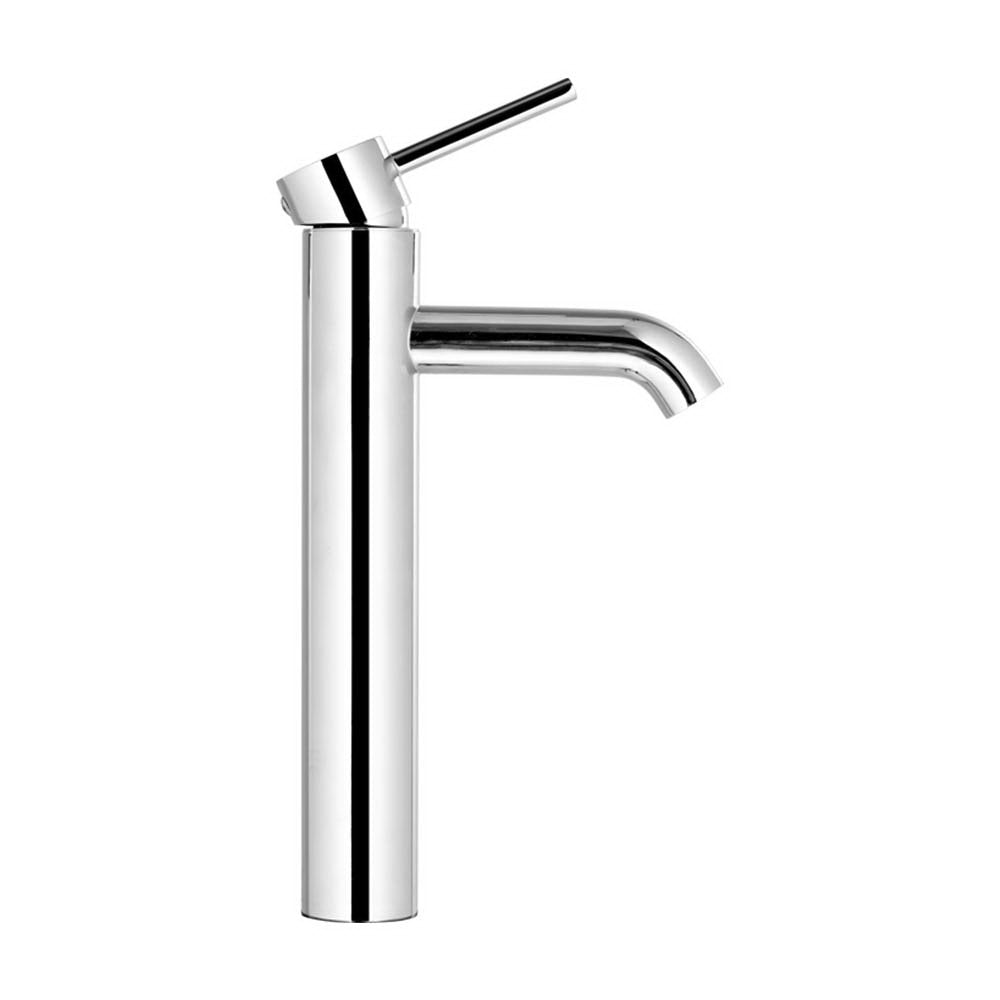 Cefito Bathroom Basin Mixer Tap Round Tall Faucet Vanity Laundry Chrome-3