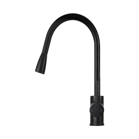 Cefito Kitchen Mixer Tap Pull Out 2 Mode Sink Faucet Basin Laundry Black-0