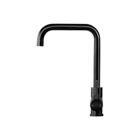 Cefito Kitchen Mixer Tap Mixer Rectangle Sink Faucet Basin Laundry Black-0