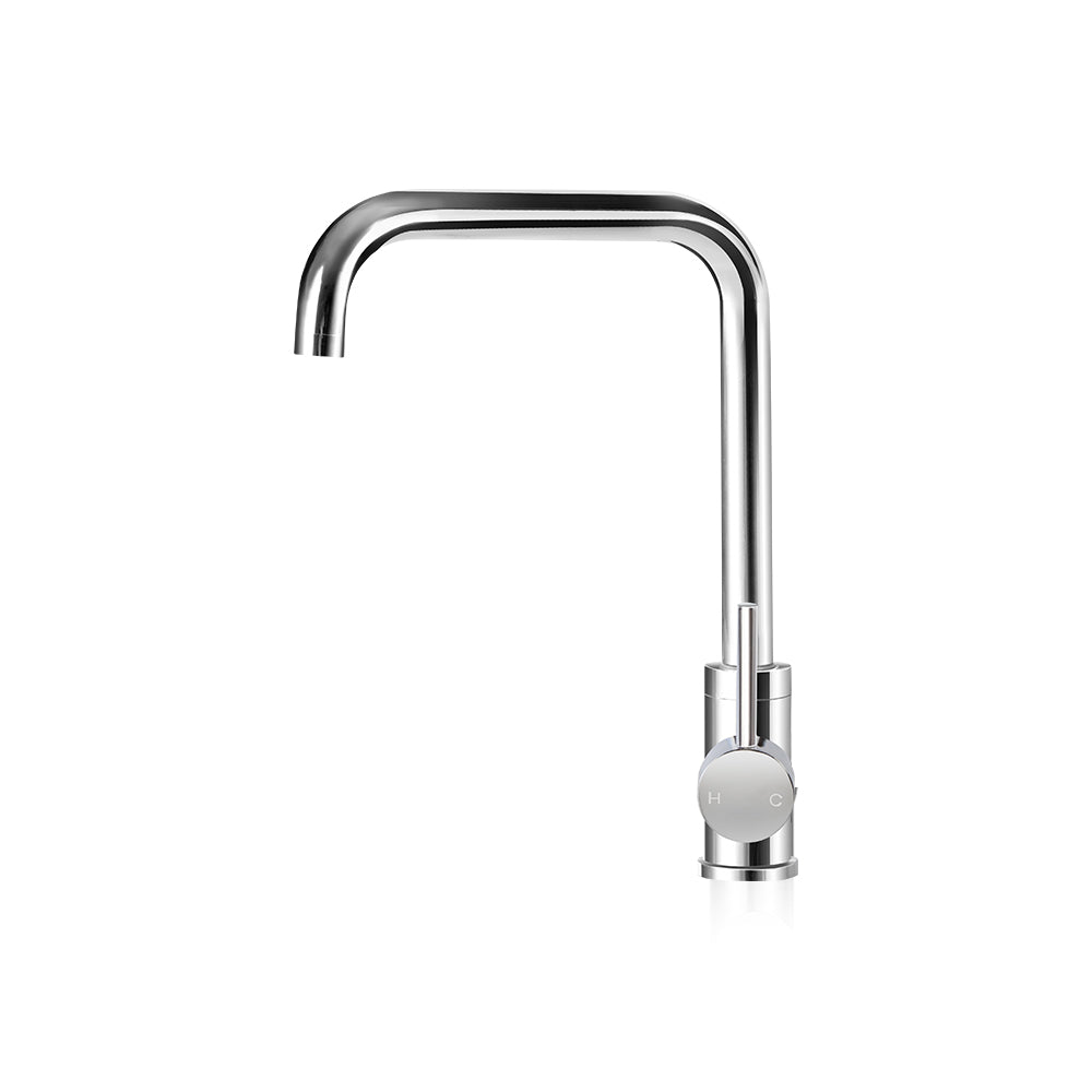 Cefito Kitchen Mixer Tap Mixer Rectangle Sink Faucet Basin Laundry Chrome-0