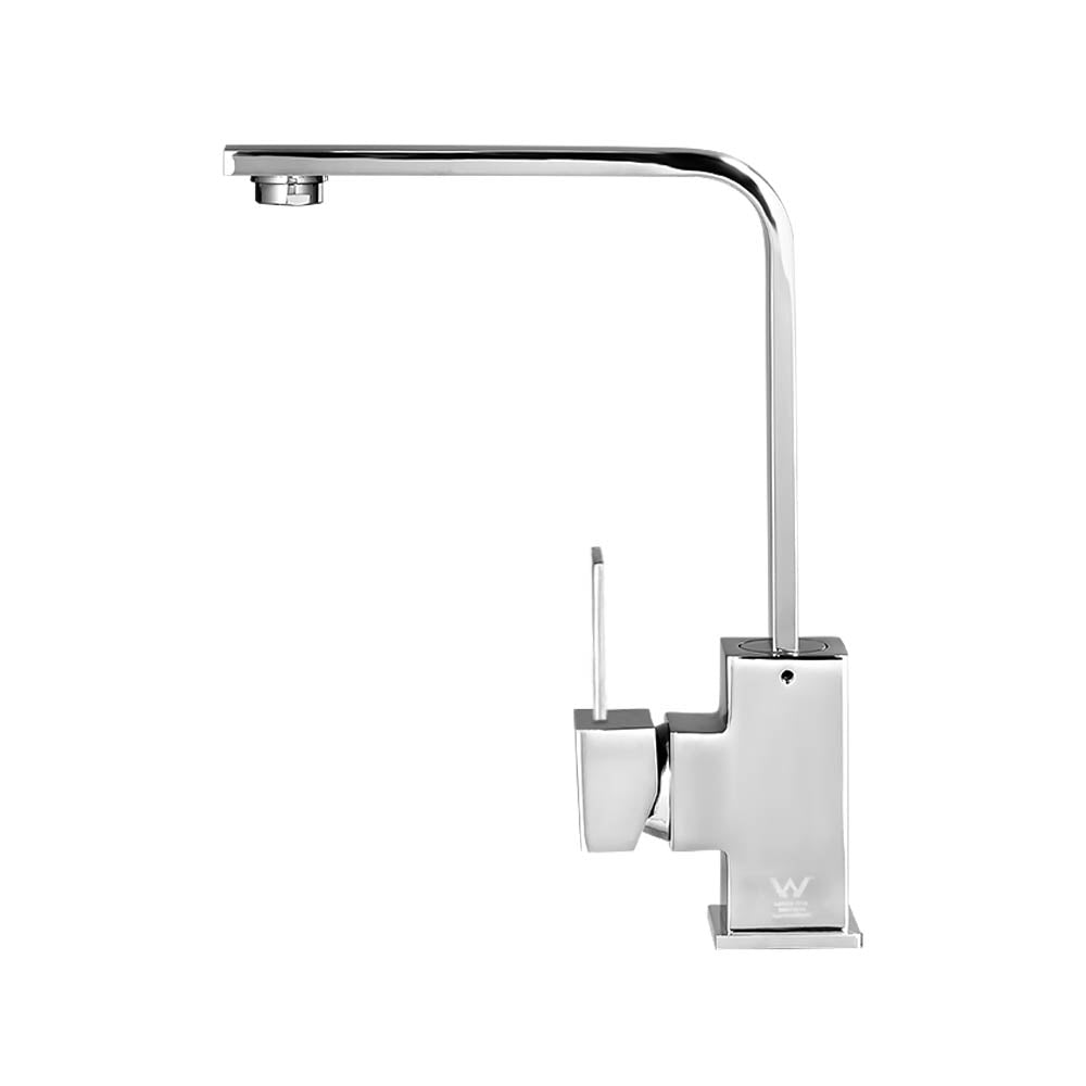 Cefito Kitchen Mixer Tap Mixer Square Sink Faucet Basin Laundry Chrome-0