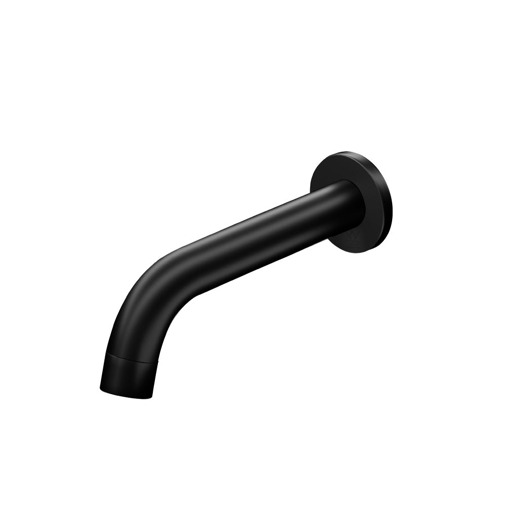 Cefito Bathroom Mixer Spout Wall Bath Tap Round Shower Bathtub Black-0