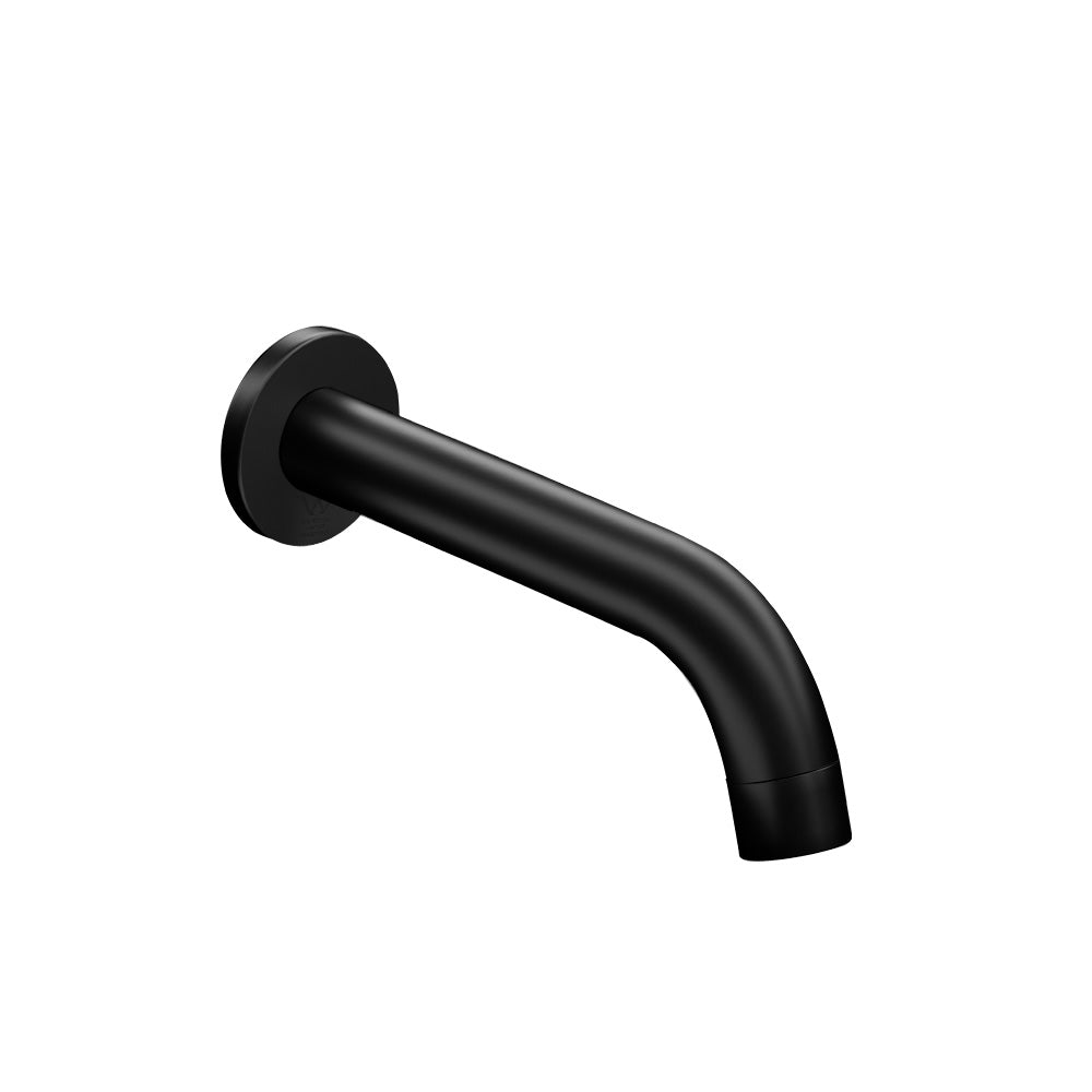 Cefito Bathroom Mixer Spout Wall Bath Tap Round Shower Bathtub Black-3