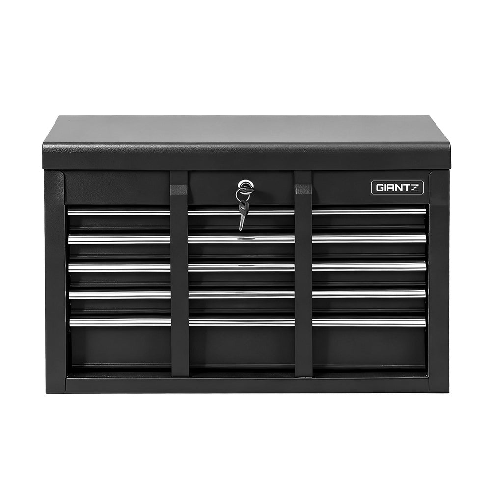 GIANTZ 5 Drawer Tool Chest Box Cabinet Lockable Garage Storage Organiser Black-2