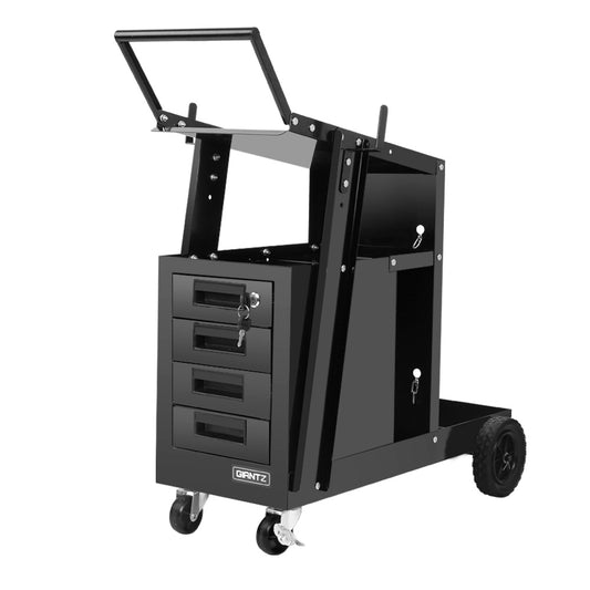 Giantz Welding Trolley Cart 4 Drawer MIG TIG ARC Welder Plasma Cutter-0