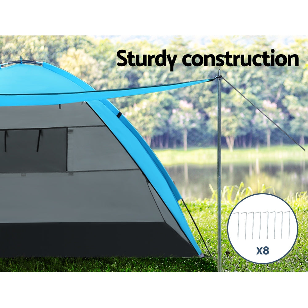 Weisshorn Camping Tent Beach Portable Hiking Sun Shade Shelter Fishing 4 Person-6