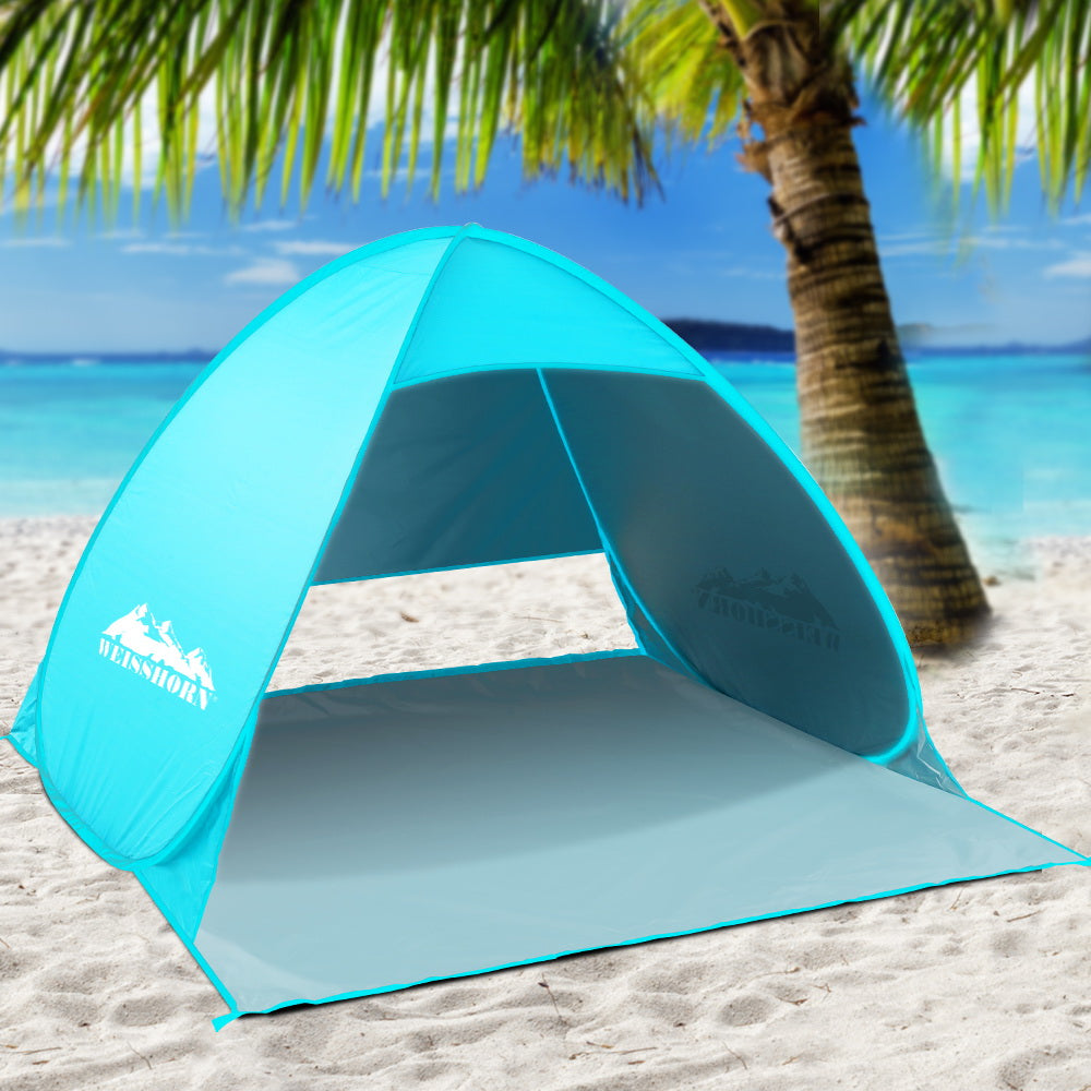 Weisshorn Pop Up Beach Tent Camping Hiking 3 Person Sun Shade Fishing Shelter-6