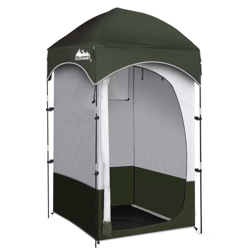 Weisshorn Camping Shower Toilet Tent Outdoor Portable Changing Room Ensuite-0