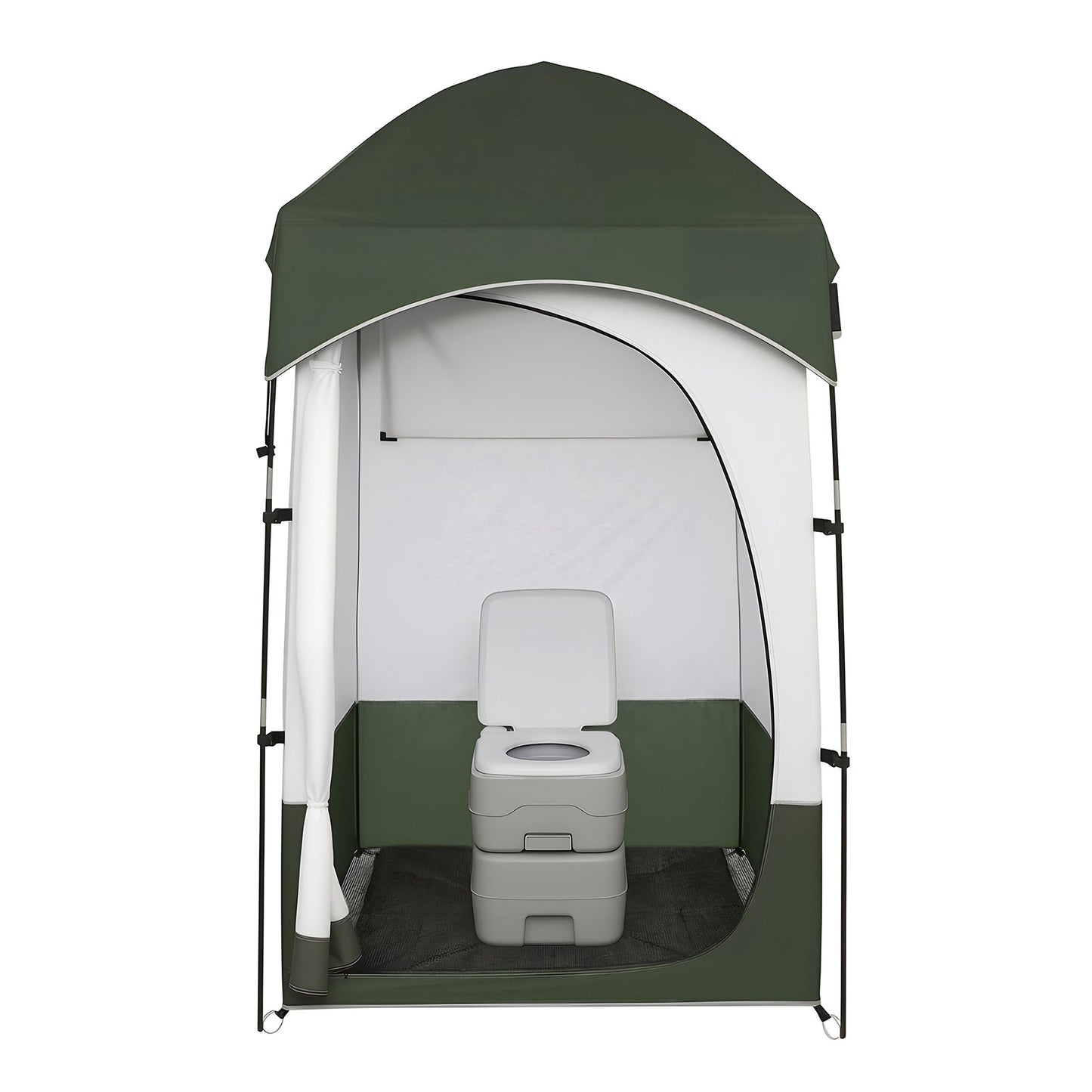 Weisshorn 20L Portable Camping Toilet Shower Tent Changing Room Outdoor Loo Set