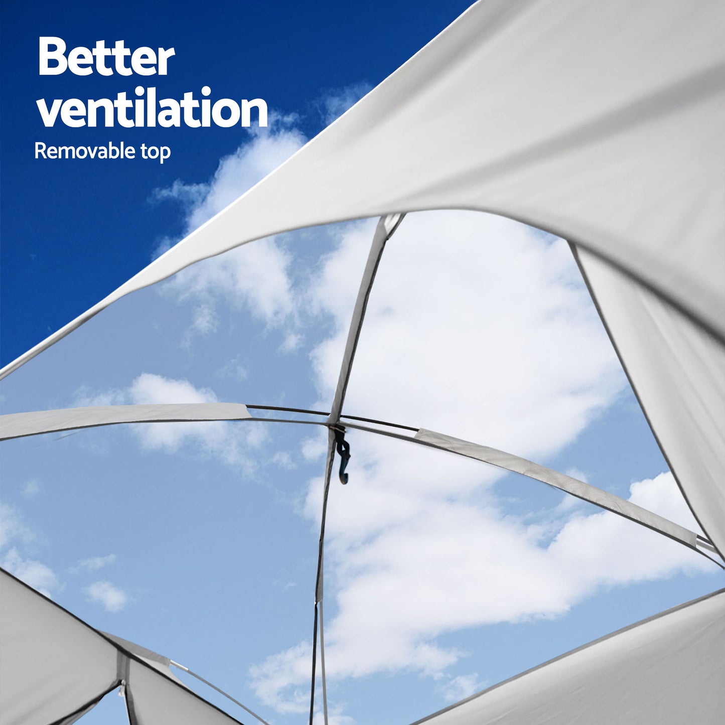 Weisshorn 20L Portable Camping Toilet Shower Tent Changing Room Outdoor Loo Set