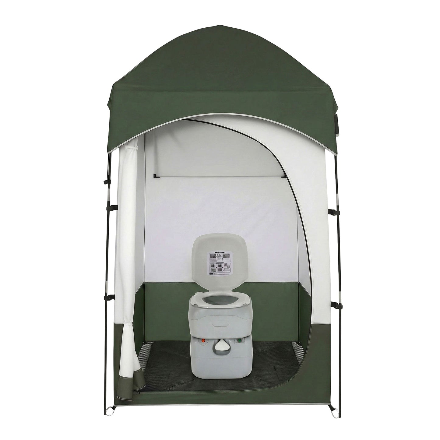 Weisshorn 22L Portable Camping Toilet Shower Tent Changing Room Outdoor Loo Set