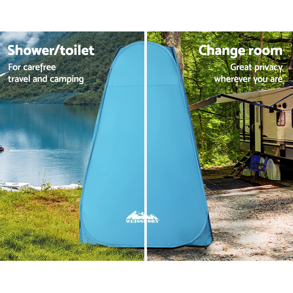 Weisshorn Pop up Camping Shower Toilet Tent Outdoor Privacy Change Room-4