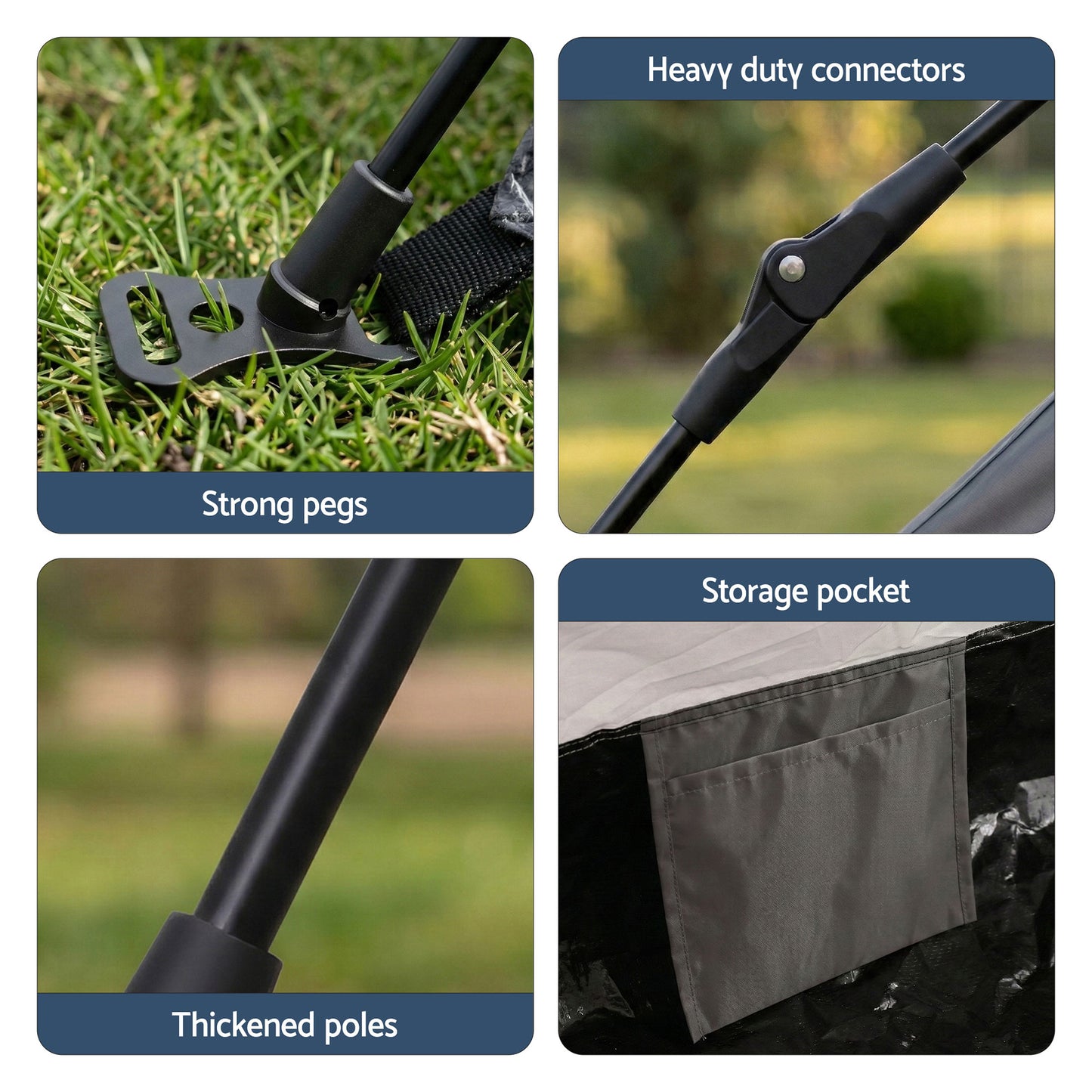 Weisshorn 2 Person Instant Pop Up Camping Tent Automatic Waterproof Hiking Beach