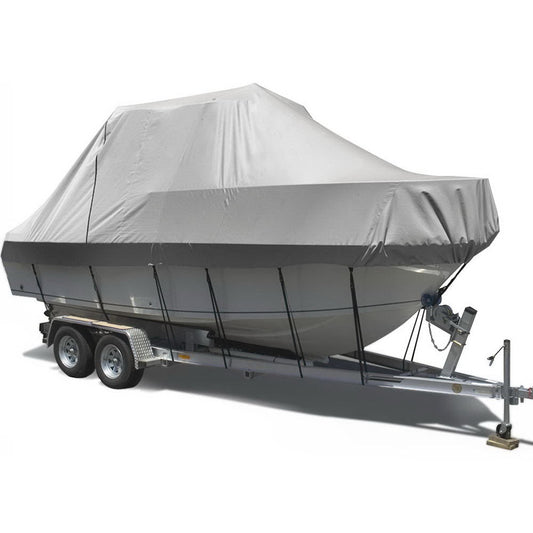 Seamanship 17-19ft Boat Cover Trailerable Jumbo 600D Marine Heavy Duty-0