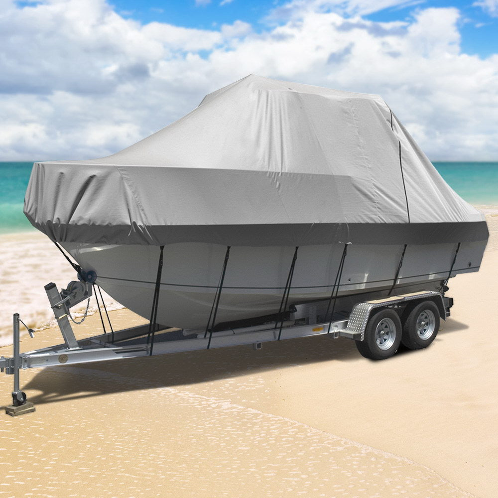 Seamanship 17-19ft Boat Cover Trailerable Jumbo 600D Marine Heavy Duty-7