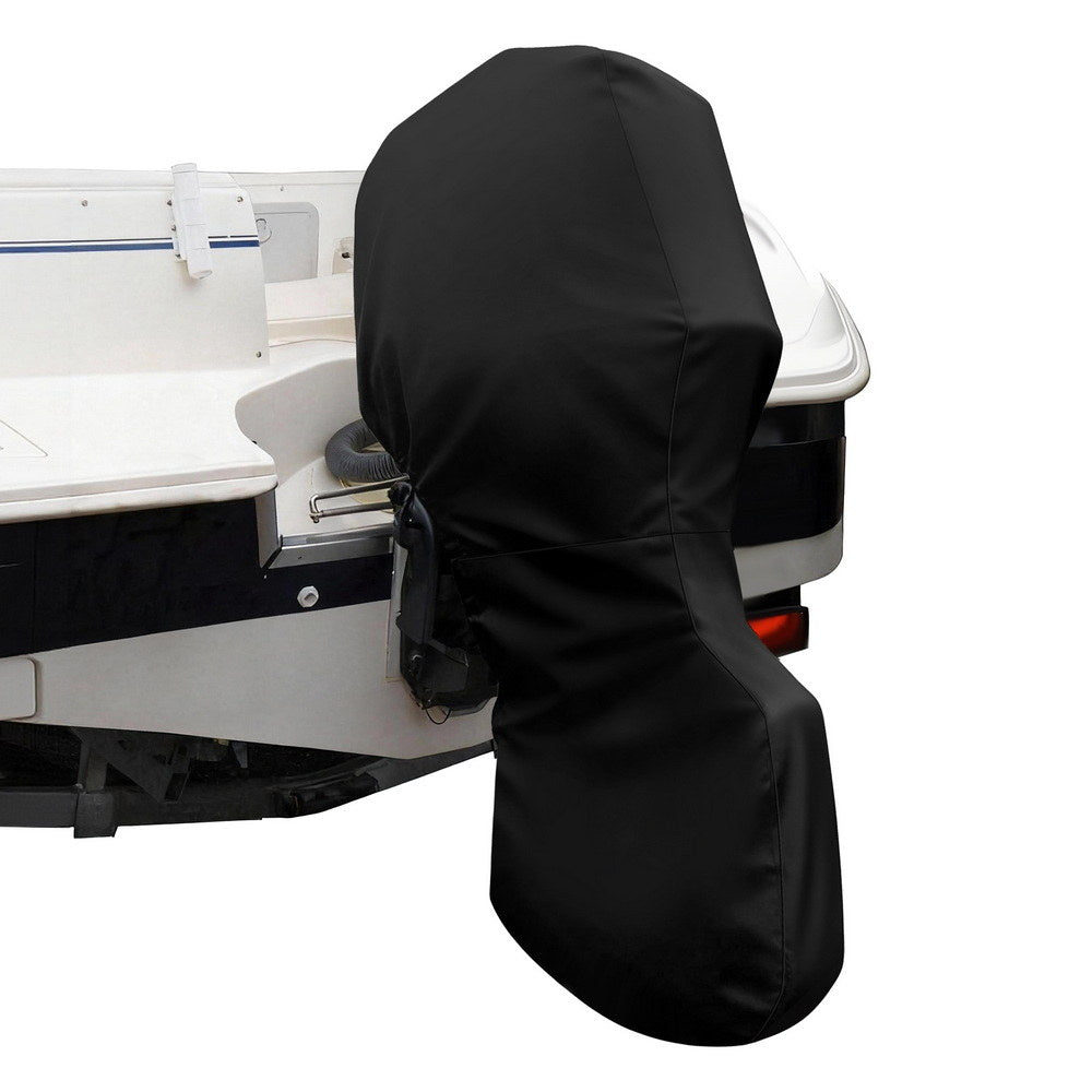 Seamanship Full Outboard Boat Motor Engine Cover Dust Rain Protection 100hp -150hp 600D Black-0