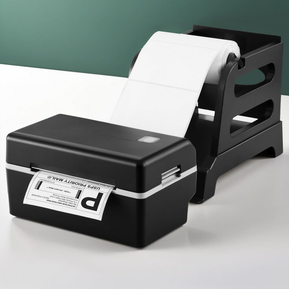 Thermal Label Printer Shipping Address Barcode USB Label Maker with Stand-6