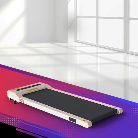 Everfit Treadmill Electric Walking Pad Under Desk Home Gym Fitness 360mm Pink-0