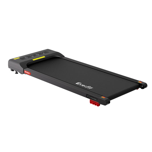 Everfit Treadmill Electric Walking Pad Incline Under Desk Home Gym 380mm Black-0