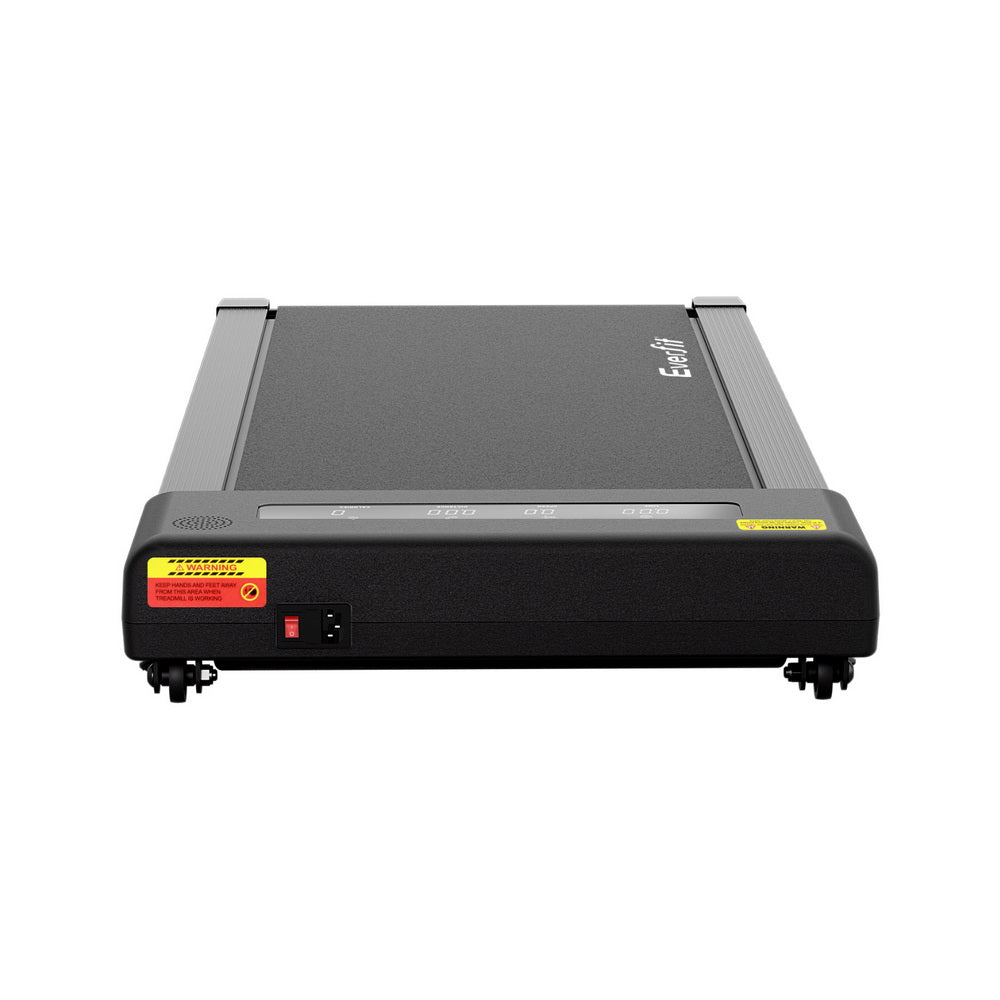 Everfit Treadmill Electric Walking Pad Incline Under Desk Home Gym 380mm Black-2