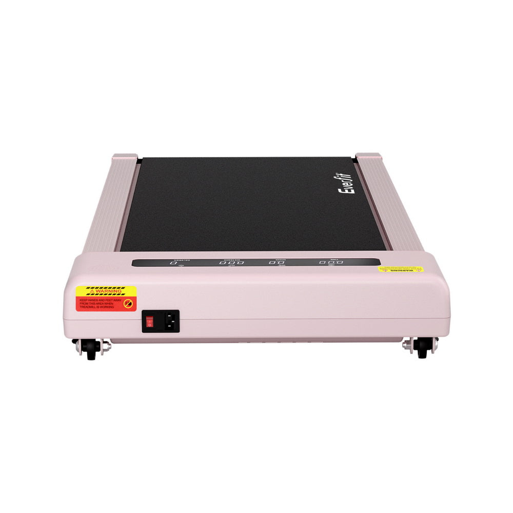 Everfit Treadmill Electric Walking Pad Incline Under Desk Home Gym 380mm Pink-2