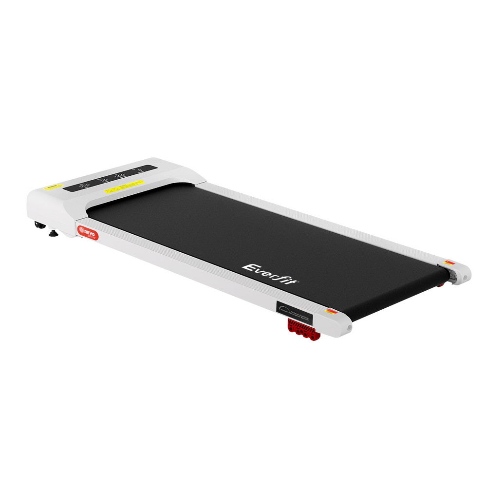 Everfit Treadmill Electric Walking Pad Incline Under Desk Home Gym 380mm White-0