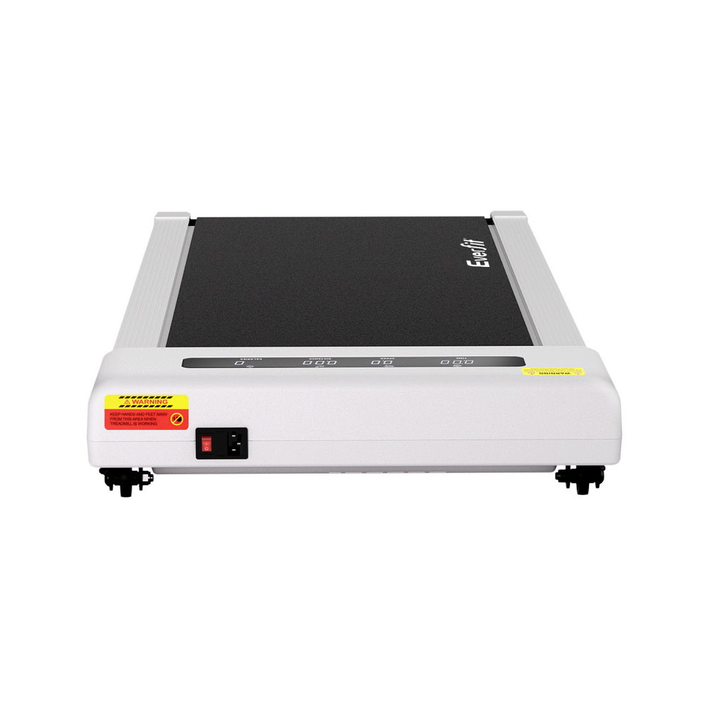 Everfit Treadmill Electric Walking Pad Incline Under Desk Home Gym 380mm White-2