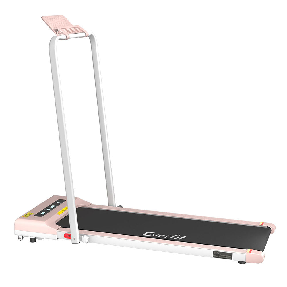 Everfit Treadmill Electric Walking Pad Under Desk Home Gym Fitness 380mm Pink-2