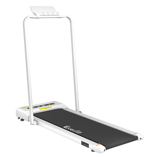 Everfit Treadmill Electric Walking Pad Under Desk Home Gym Fitness 380mm White-0