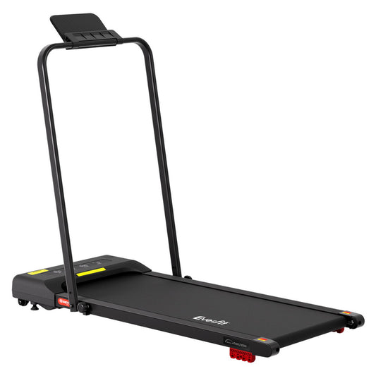 Everfit Treadmill Electric Walking Pad Incline Under Desk 380mm Black-0