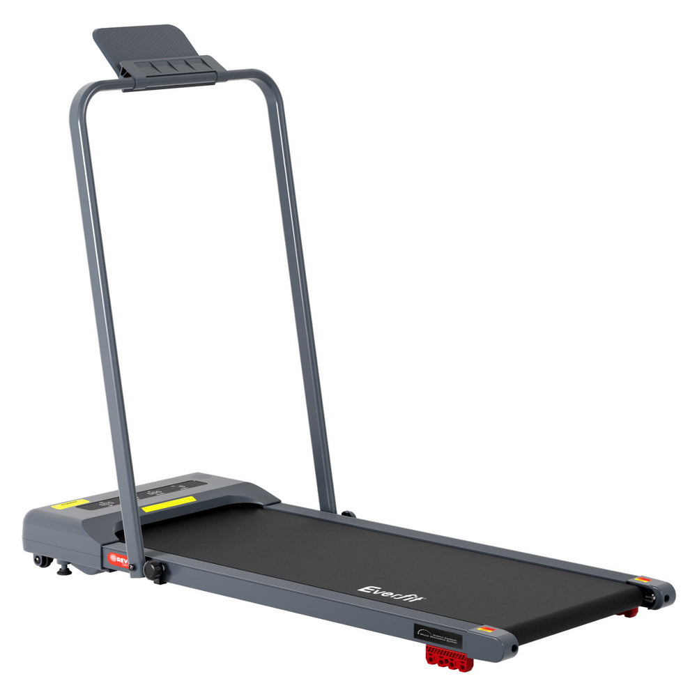 Everfit Treadmill Electric Walking Pad Incline Under Desk 380mm Grey-0