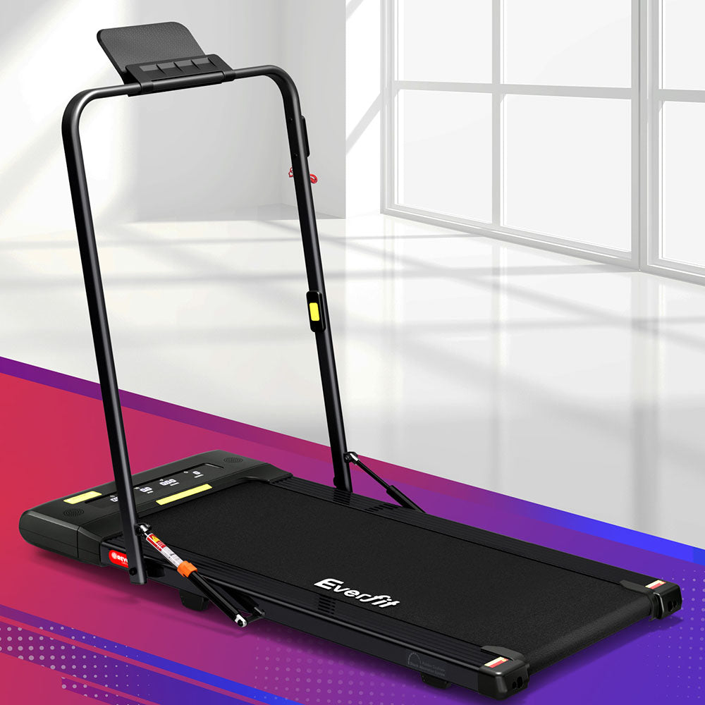 Everfit Treadmill Electric Walking Pad Under Desk Home Gym Fitness 400mm Black-6