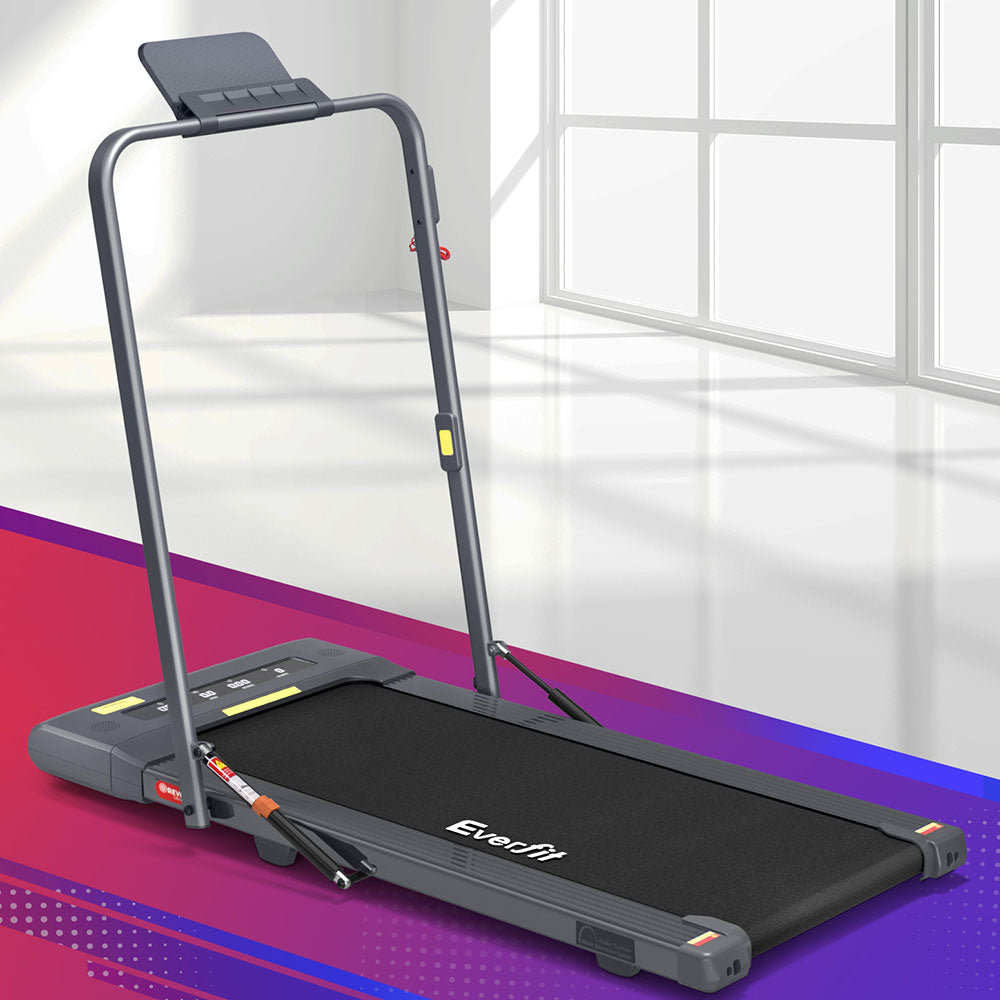 Everfit Treadmill Electric Walking Pad Under Desk Home Gym Fitness 400mm Grey-6