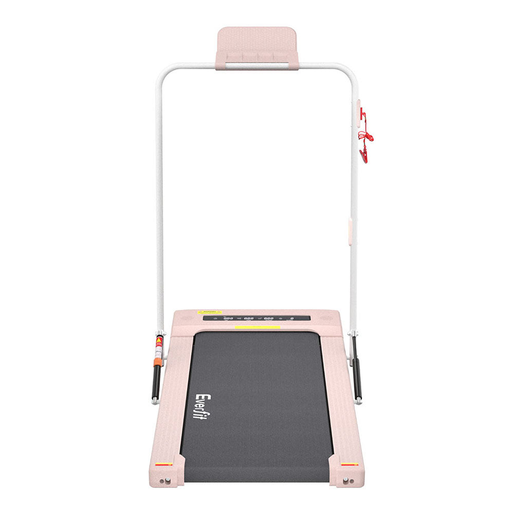 Everfit Treadmill Electric Walking Pad Under Desk Home Gym Fitness 400mm Pink-2